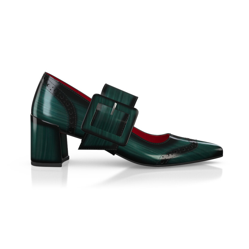 Luxuriöse Blockabsatz-Schuhe für Damen 36491