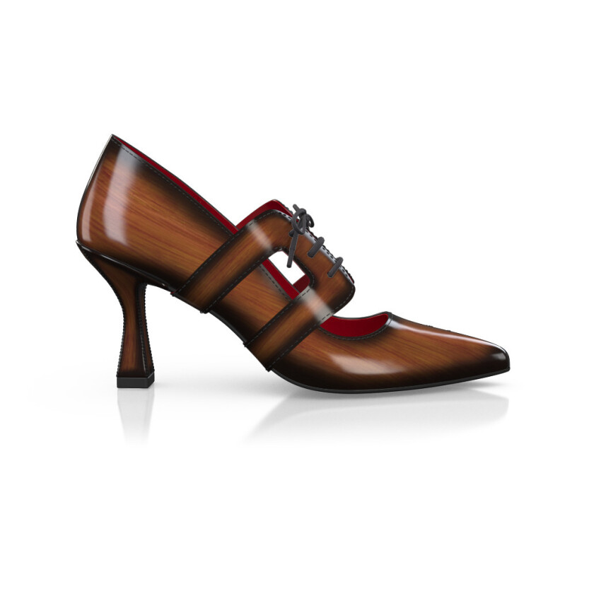 Luxuriöse Blockabsatz-Schuhe für Damen 36659