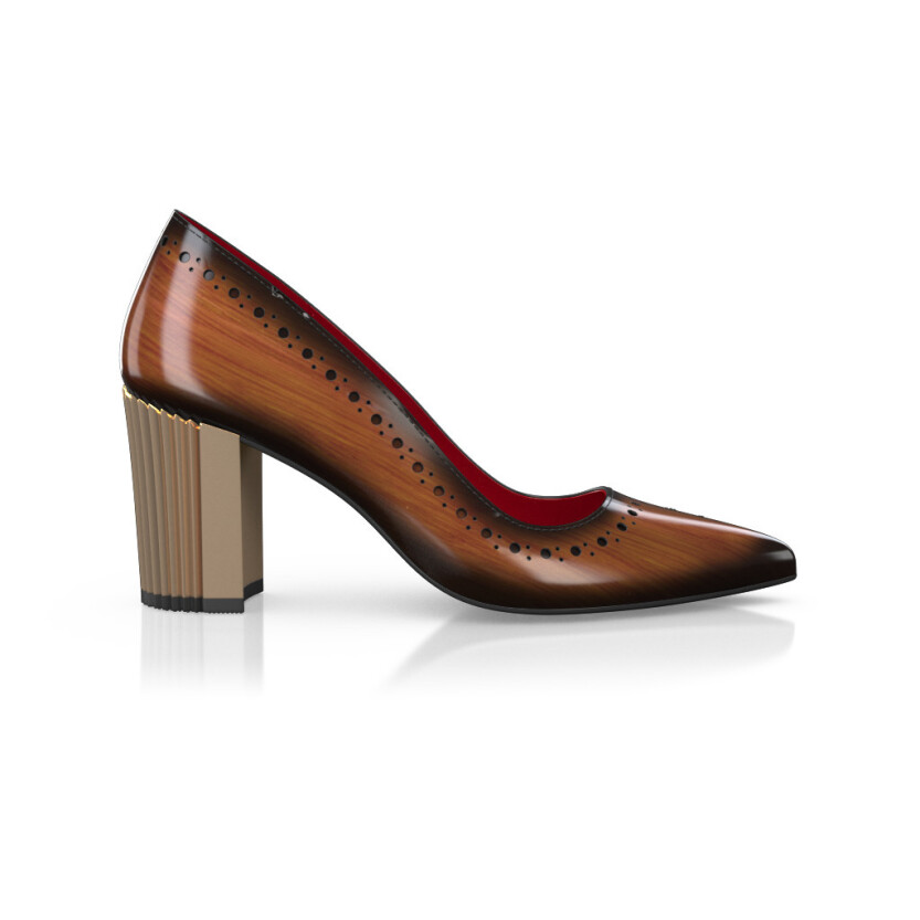 Luxuriöse Blockabsatz-Schuhe für Damen 38366