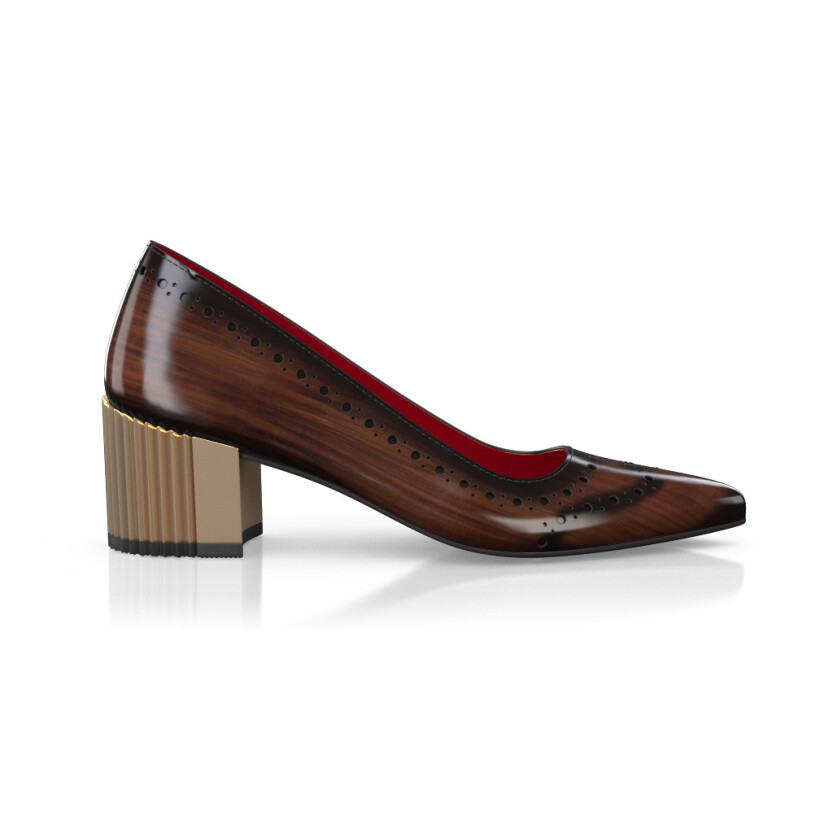 Luxuriöse Blockabsatz-Schuhe für Damen 38375