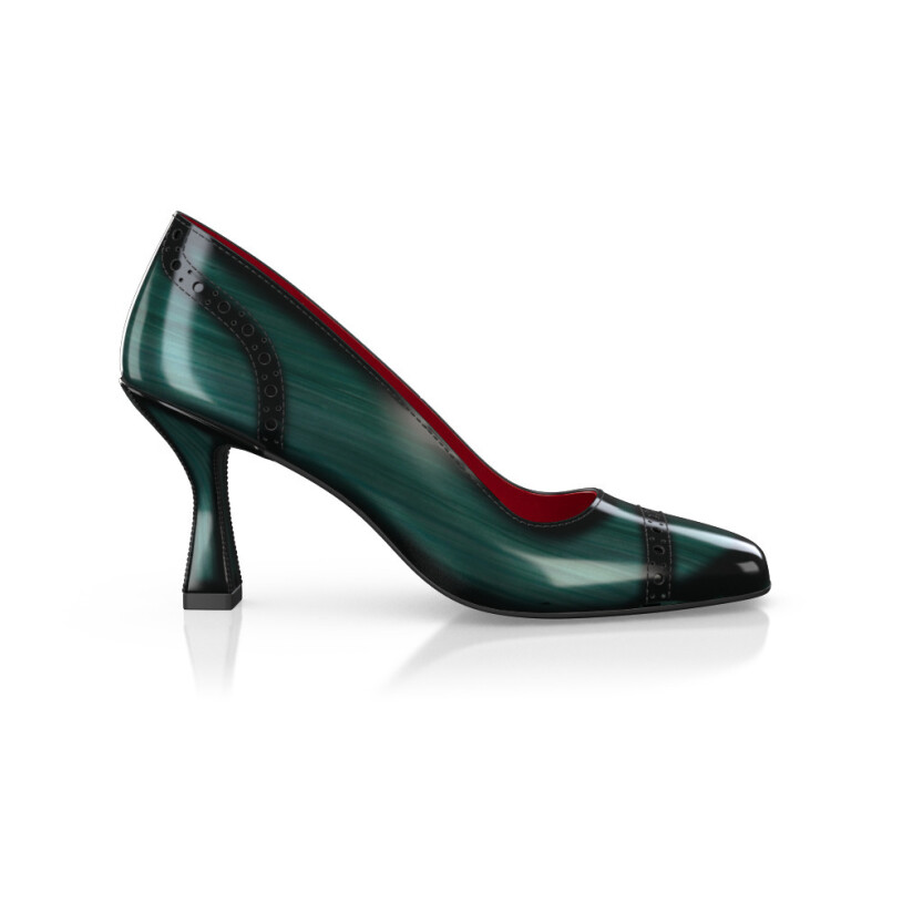 Luxuriöse Blockabsatz-Schuhe für Damen 40463