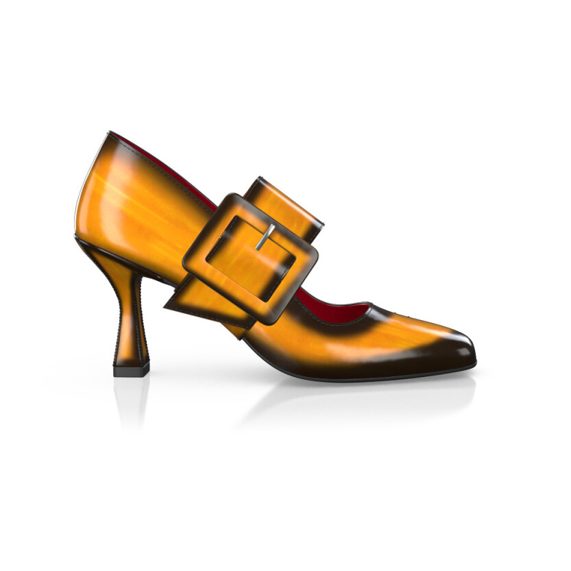 Luxuriöse Blockabsatz-Schuhe für Damen 40466