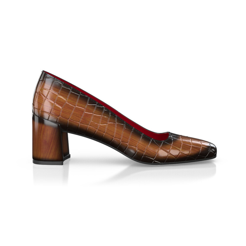 Luxuriöse Blockabsatz-Schuhe für Damen 44814
