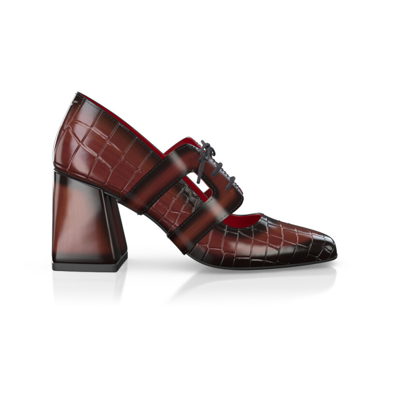 Luxuriöse Blockabsatz-Schuhe für Damen 44823