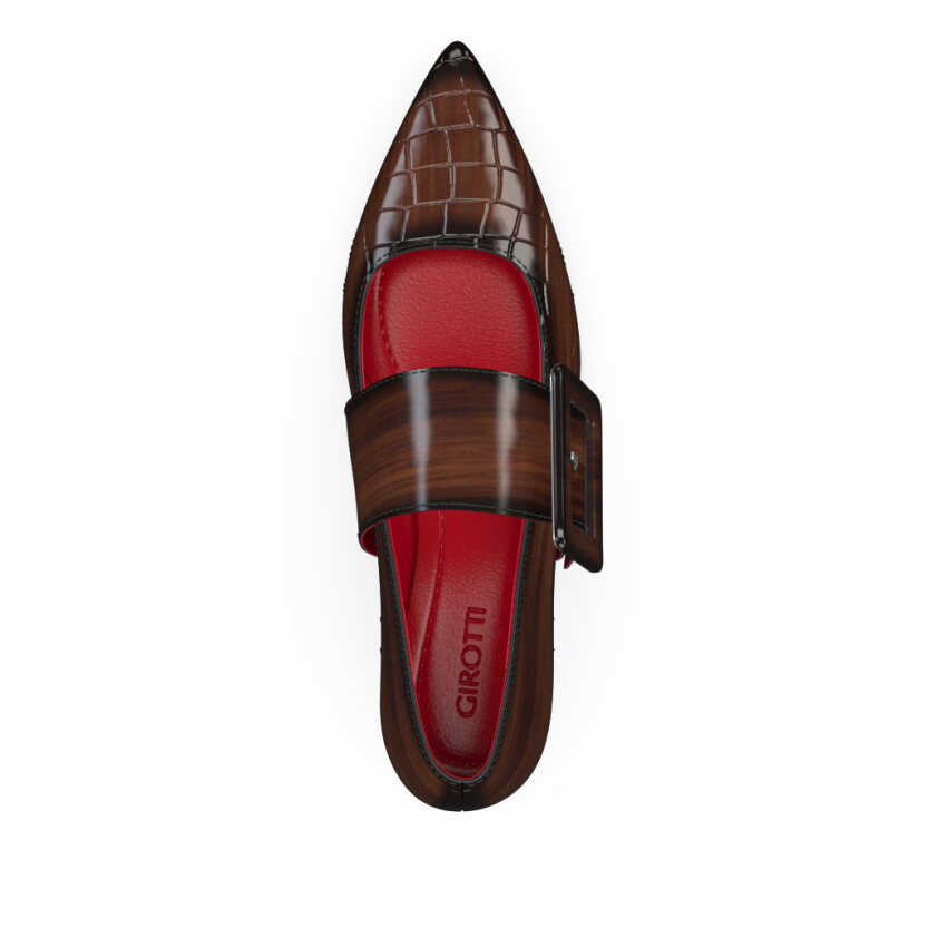 Luxuriöse Blockabsatz-Schuhe für Damen 44847