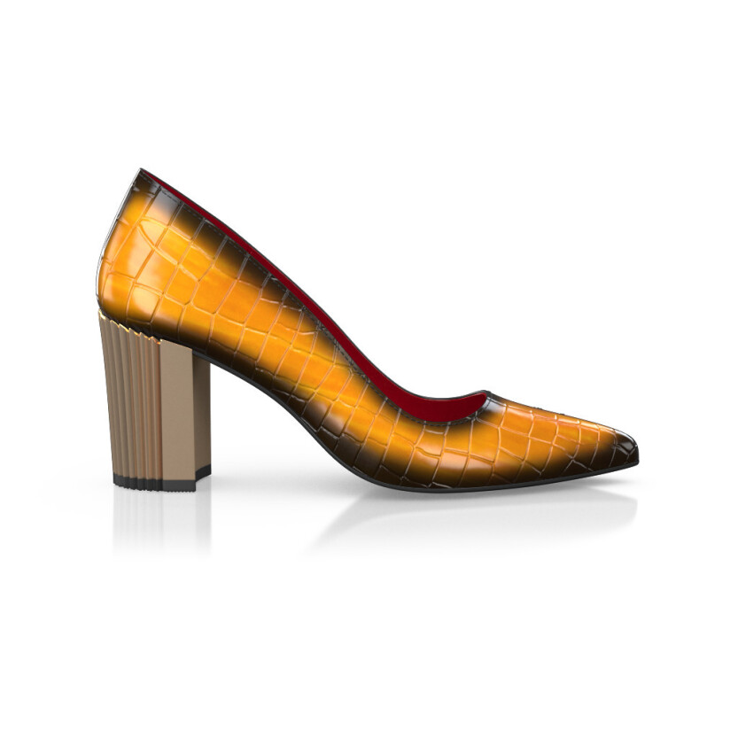 Luxuriöse Blockabsatz-Schuhe für Damen 44862
