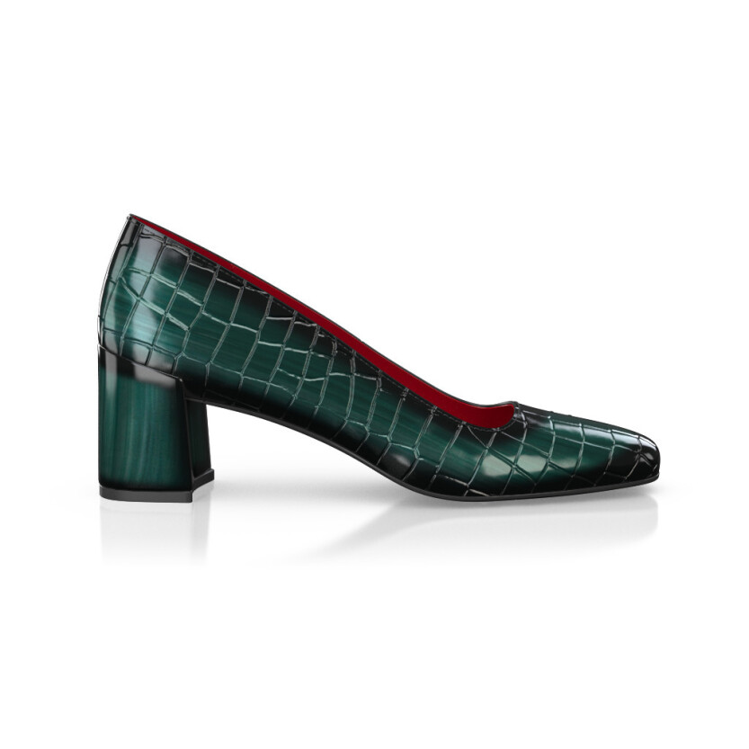 Luxuriöse Blockabsatz-Schuhe für Damen 45222