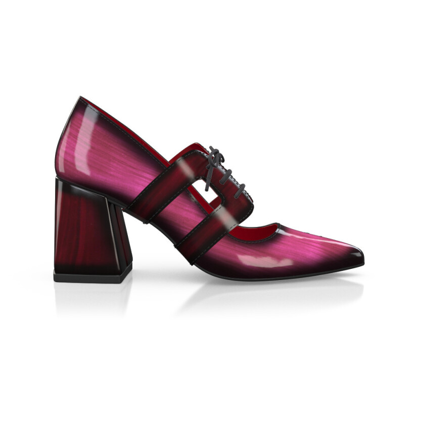 Luxuriöse Blockabsatz-Schuhe für Damen 49279
