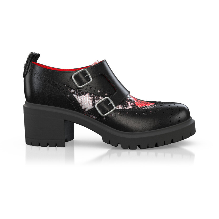 Blockabsatz Derby Schuhe 49895