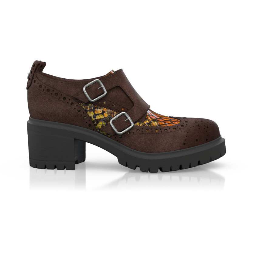 Blockabsatz Derby Schuhe 49898