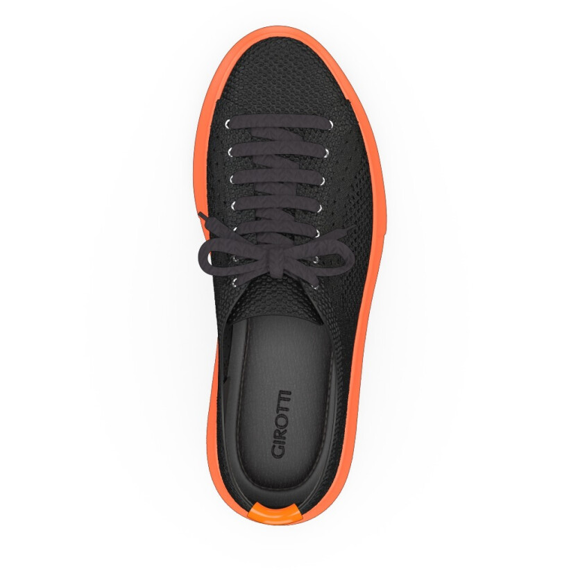 Plateau Sneakers mit Netzgewebe 9484