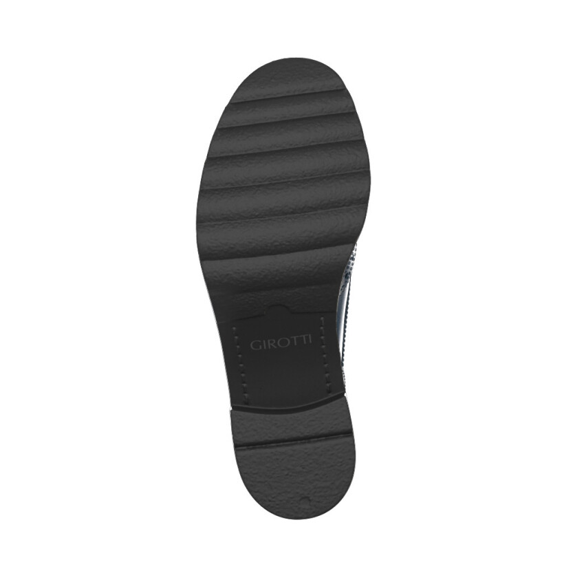 Blockabsatz Derby Schuhe 11006