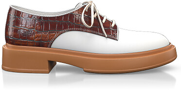 Plattform Schuhe mit bunter Sohle 25604