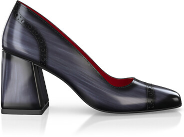 Luxuriöse Blockabsatz-Schuhe für Damen 36599