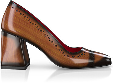 Luxuriöse Blockabsatz-Schuhe für Damen 36602