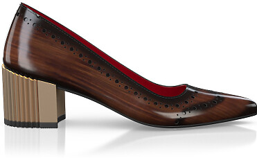 Luxuriöse Blockabsatz-Schuhe für Damen 38375