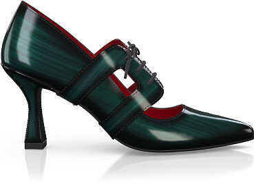 Luxuriöse Blockabsatz-Schuhe für Damen 40448