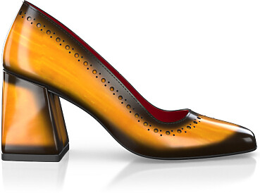 Luxuriöse Blockabsatz-Schuhe für Damen 40478