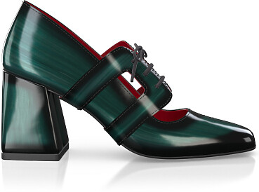 Luxuriöse Blockabsatz-Schuhe für Damen 40487