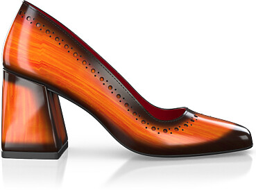 Luxuriöse Blockabsatz-Schuhe für Damen 40493