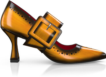Luxuriöse Blockabsatz-Schuhe für Damen 41164