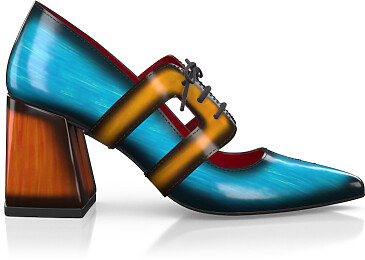 Luxuriöse Blockabsatz-Schuhe für Damen 42435