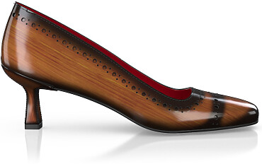 Luxuriöse Blockabsatz-Schuhe für Damen 42456