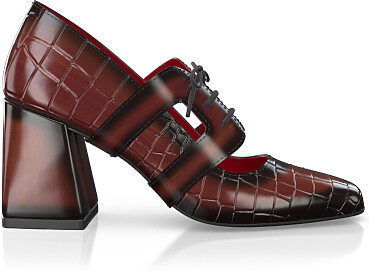 Luxuriöse Blockabsatz-Schuhe für Damen 44823