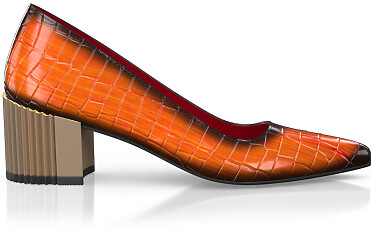 Luxuriöse Blockabsatz-Schuhe für Damen 44877
