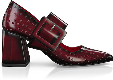 Luxuriöse Blockabsatz-Schuhe für Damen 44916