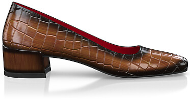 Luxuriöse Blockabsatz-Schuhe für Damen 45196