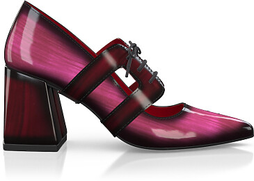 Luxuriöse Blockabsatz-Schuhe für Damen 49279