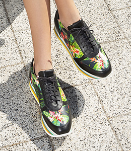 Rainbow color sole sneakers 3